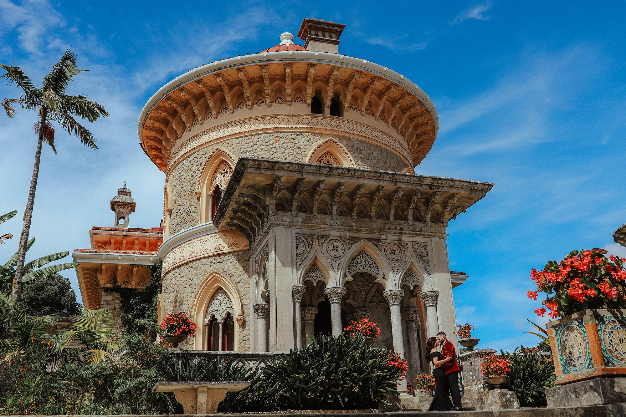 Editorial luxury destination wedding at Palácio de Monserrate, Lisbon & Sintra - Cinematography and Photography by QFILM Studio